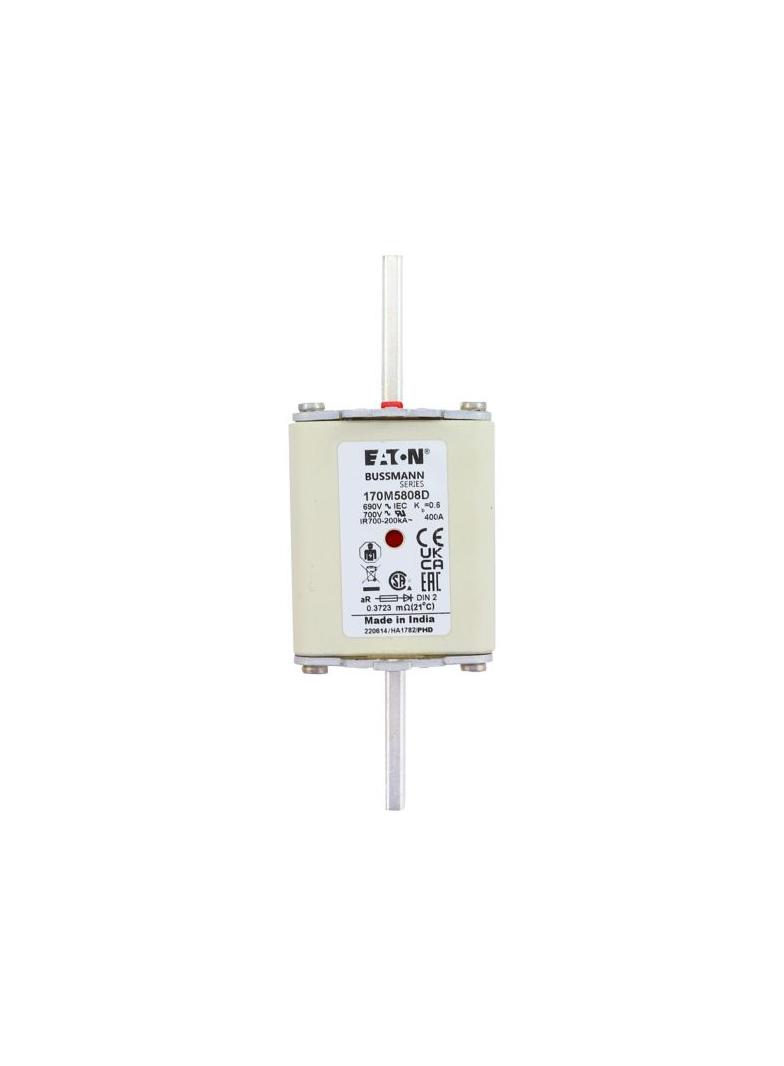 400A 690V aR DIN 2 HSDNH FUSE Wkładka szybka 400A AC 690V DIN 2 aR DIN IEC podwójny wskaźni 170M5808