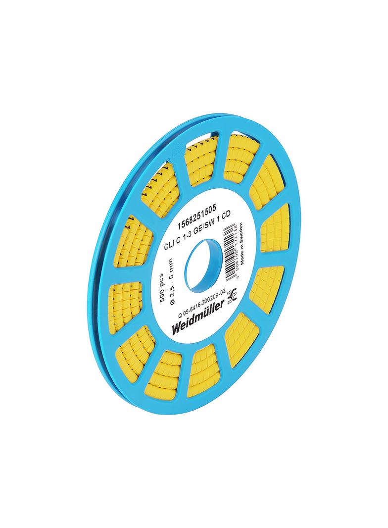 CLI C 02-3 GE/SW A CD System oznaczania przewodów /500szt./ WEIDMULLER