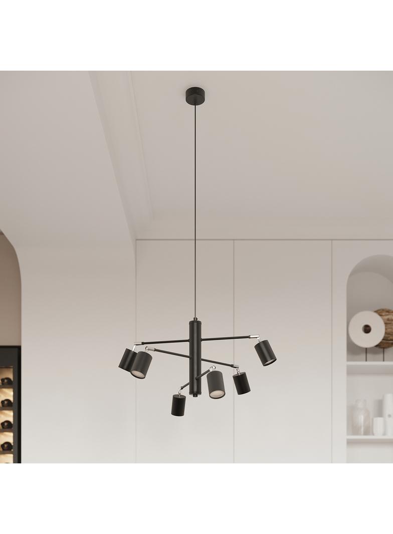 Sollux Żyrandol LEMMI 6 czarny SL.1207