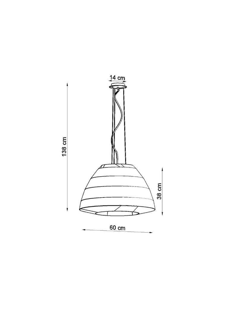 Sollux Żyrandol BELLA 60 biały SL.0733