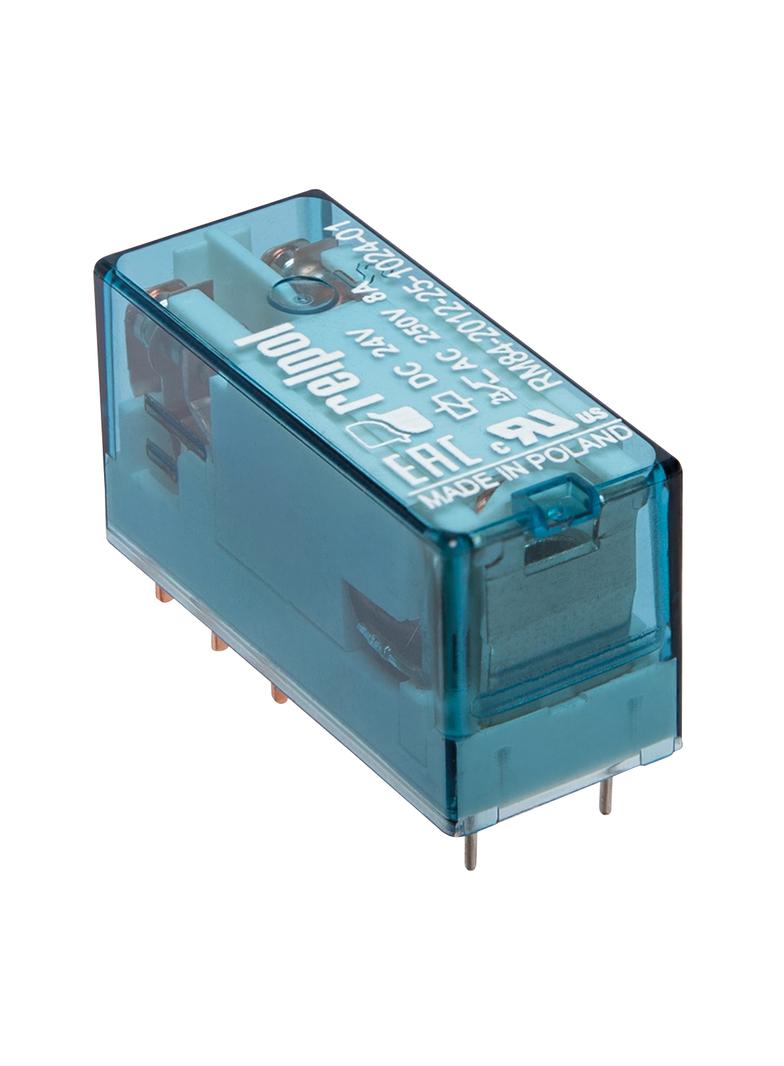 Przekaźnik miniaturowy 2P 8A 24V DC PCB AgNi RM84‑2012‑25‑1024‑01 859619 /20szt./ RELPOL