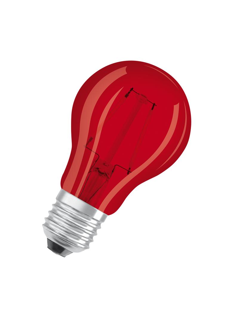 Lampa LED STAR CL A Red 15 non-dim 2,5W E27