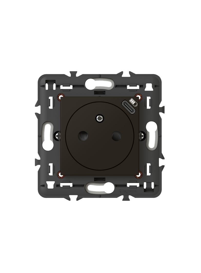 Mosaic - Gniazdo 2P+Z + Usb Typ C Z Ramką 079161L LEGRAND