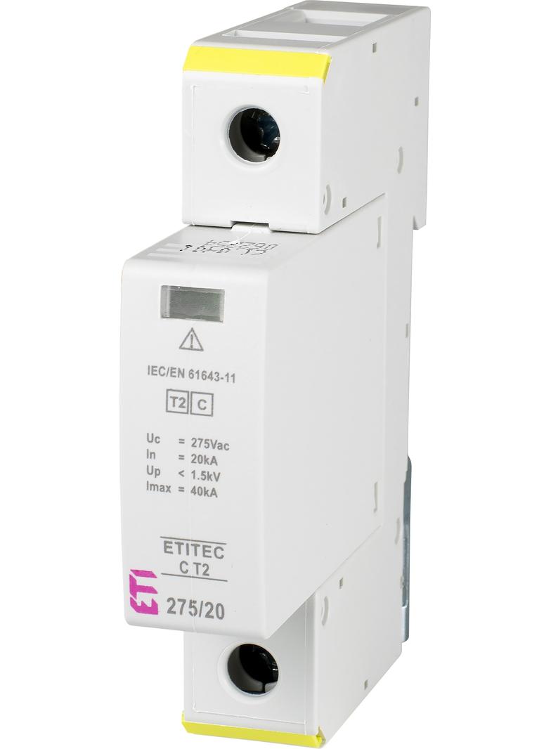 Ogranicznik przepięć T2 (C) TEC C T2 275/20 1+0 002440393 ETI