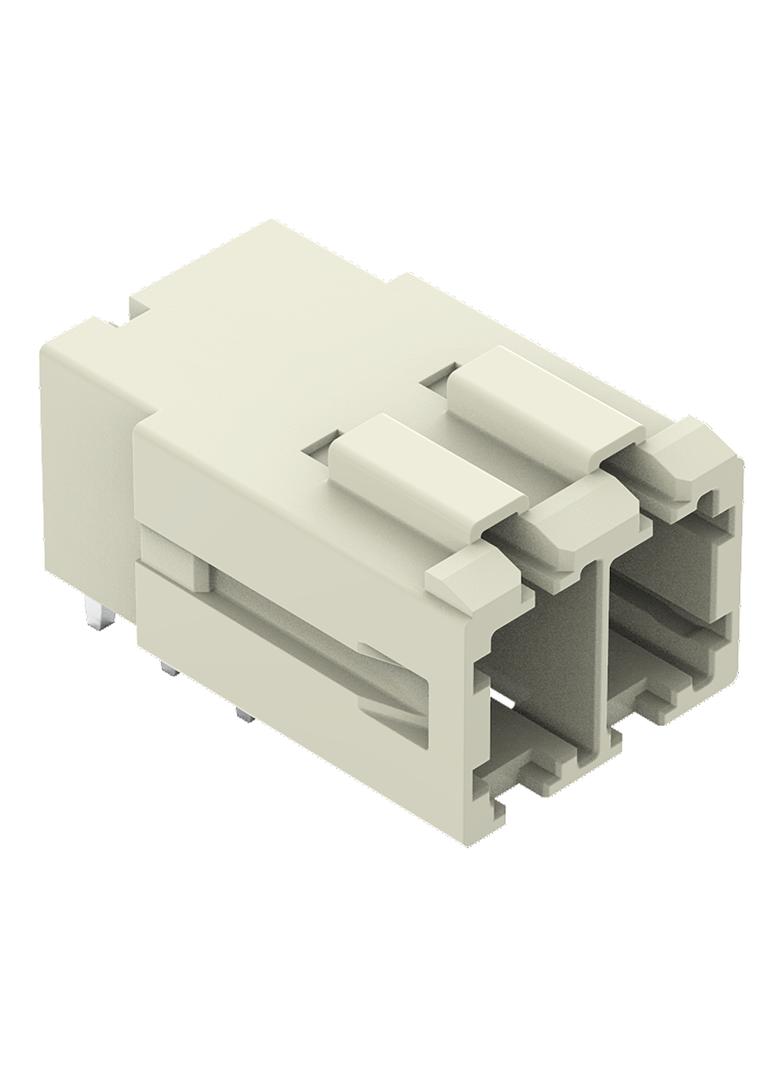 MCS-MAXI gniazdo 2-bieg. jasnoszare raster 7,62 mm