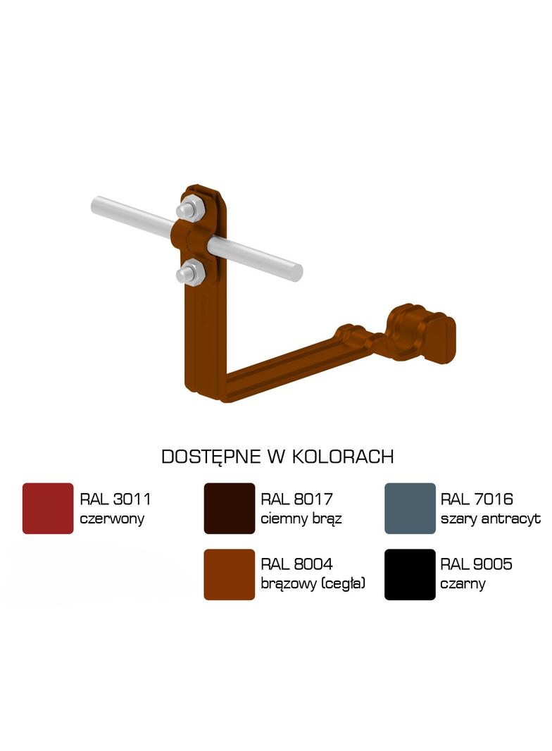 AN-25S/LA/-N Uchwyt dach.prof.pros.Z-śr. WZÓR 20 H=10cm /LA/