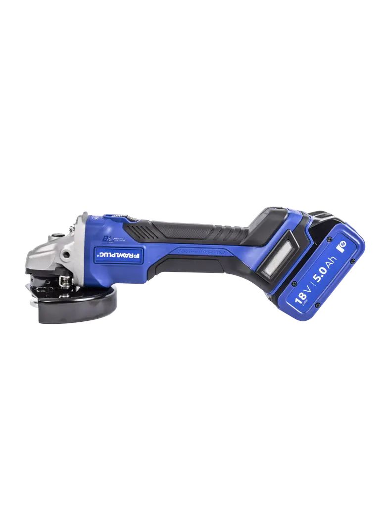 Szlifierka kątowa 18V 125mm 2×5,0 Ah + ładowarka + walizka 1szt. R-PAG18-SV-XL2 RAWLPLUG