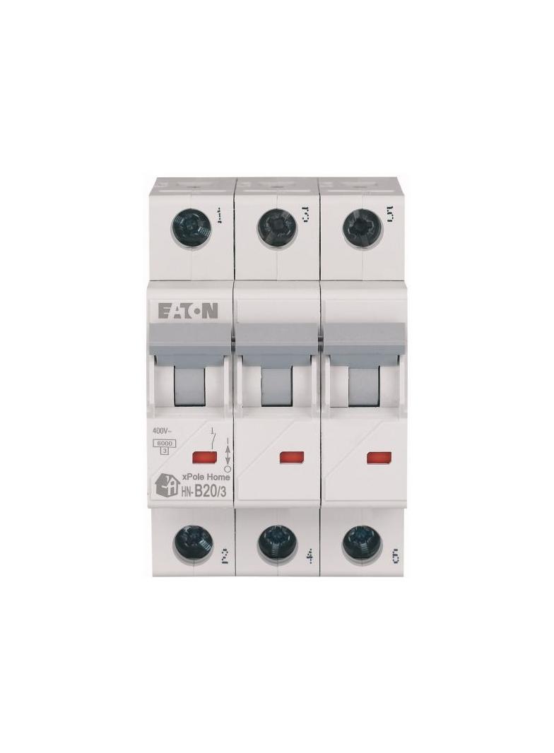 HN-B20/3 Wyłącznik nadprądowy 6kA B20A 3P 194882 EATON