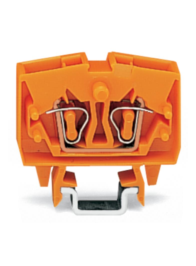 złączka 2-przewodowa 2,5 mm2 pomarańczowa
