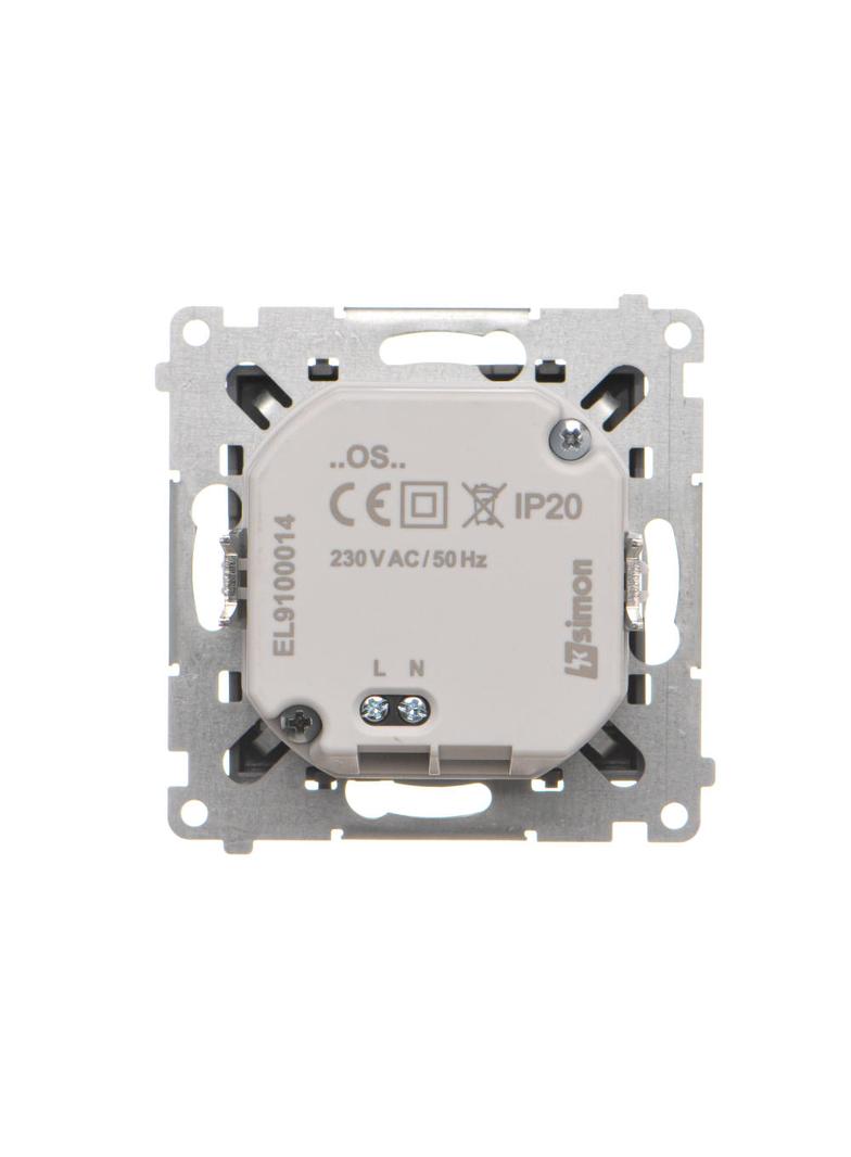 Simon 55 Oprawa oświetleniowa LED 230V (0,93 W) Barwa ciepła biała 3100K Grafitowy mat TOS3K.01/116 KONTAKT