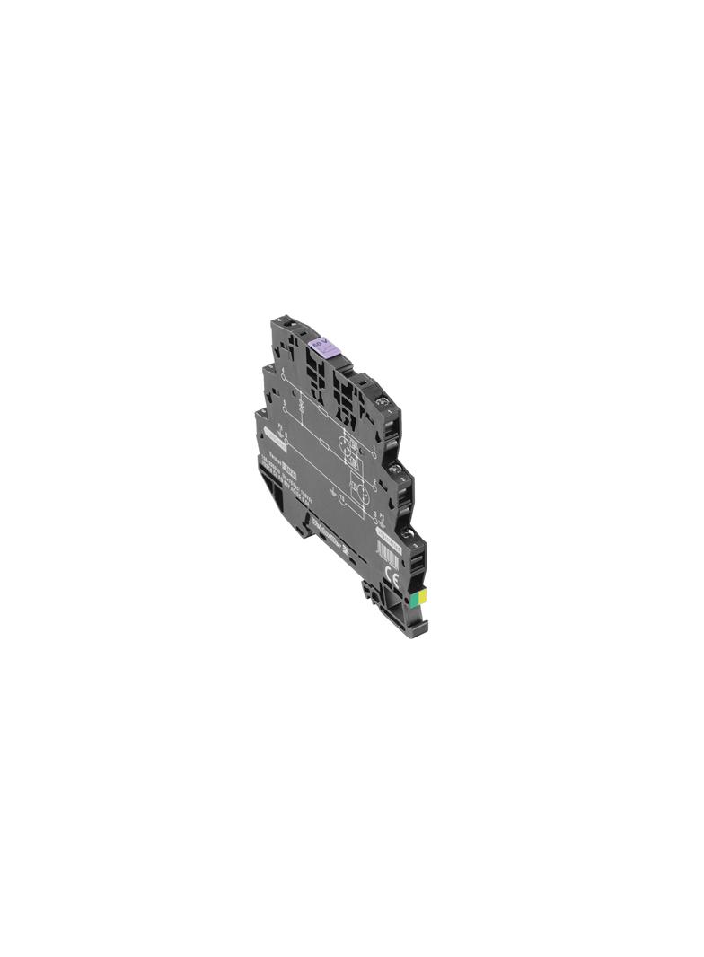 VSSC6 CL 60VAC/DC 0.5A Odgromnik (sieci przesyłu danych/technologia MCR), Ochrona przeciwprzepięciowa, MSR, Analogowe, Liczba sygnałów: 1, AC/DC, 60 V, 85 V, 500 mA, Zacisk /10sz 1064210000 WEIDMÜLLER
