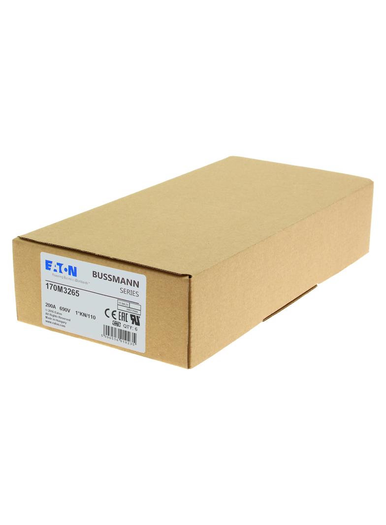 200A 690V 1*KN/110 aR INDICATOR FUSE Wkładka szybka 200A AC 690V compact DIN 1 45x58x134 m 170M3265