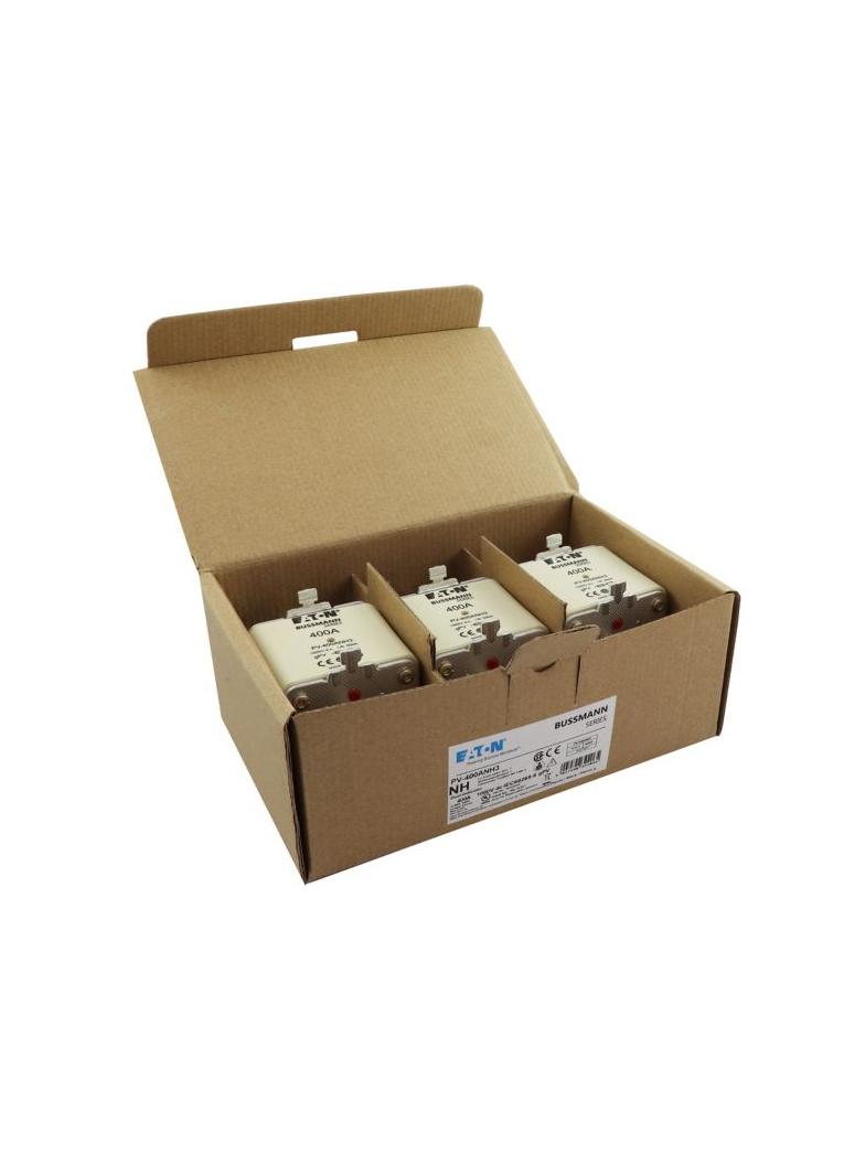 PV-400ANH3 Wkładka PV NH 400A 1000V DC PV rozmiar 3 podwójny wskaźnik PV-400ANH3 EATON