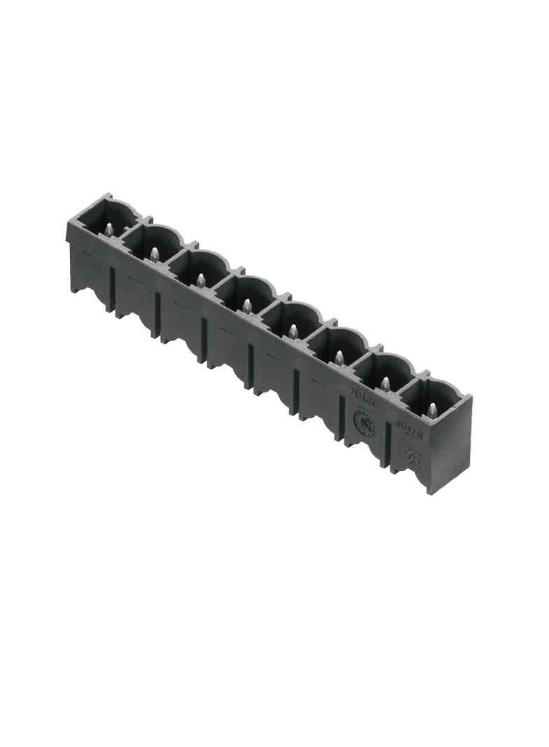 SL 7.62HP/08/180G 3.2SN BK BX Wtyki PCB (złącza płyty), 7.62 mm, Liczba biegunów: 8, kąt odejścia: 180° /50szt./ 1049000000 WEIDMÜLLER