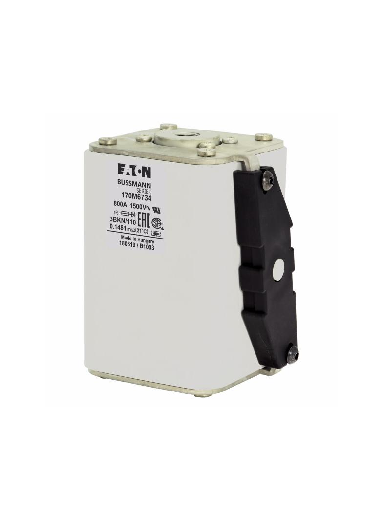 FUSE 315A 1250V 3FKE/115 AR CU Wkładka szybka 315A AC 1250V rozmiar 3 76x92x159 mm aR IEC, 170M6738