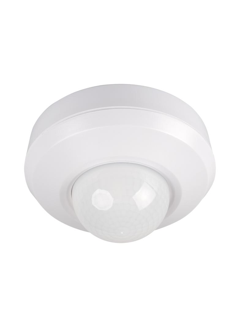 SENTO-O-WT-W Czujnik ruchu 3xPIR SENTO-O-WT-W IP44/20 kąt detekcji H360 zasięg max 20m kolor biały K 37366 KANLUX