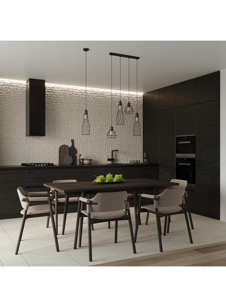 Sollux Lampa wisząca SUBA 4L czarna SL.1167