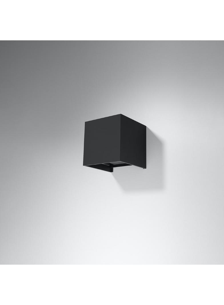 Sollux Kinkiet LUCA czarny LED IP54 SL.0545