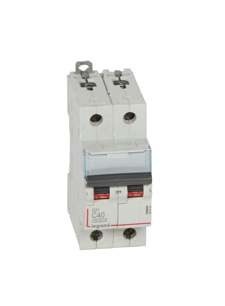 WYŁĄCZNIK NADPRĄDOWY S 302 2P C 40A 6000A SERII DX3, Legrand