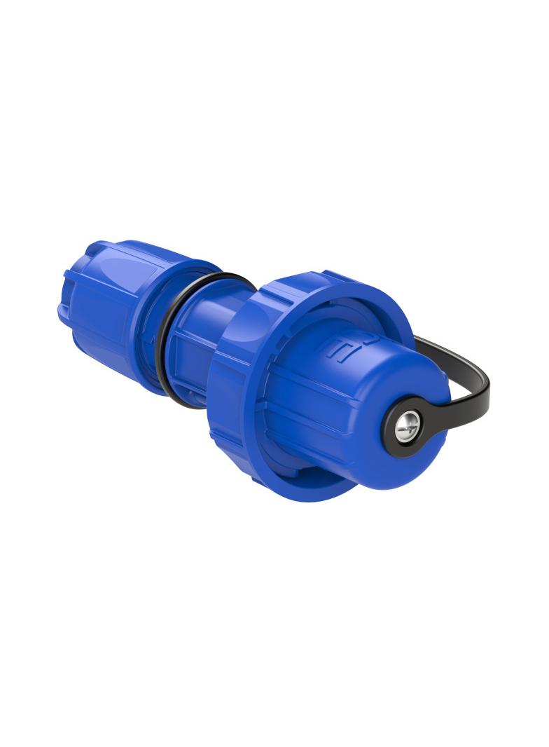 WTYCZKA PRZENOŚNE NAUTILUS 230V UNI-SCHUKO IP68 Niebieskie standard VDE  IP68