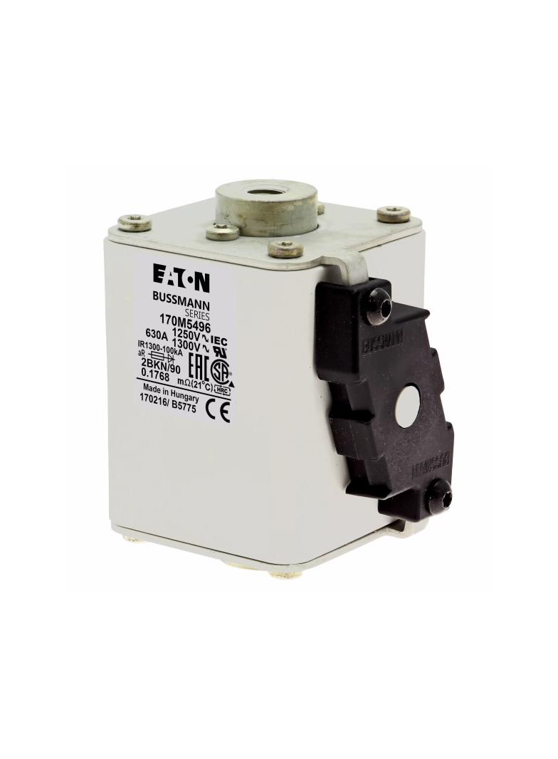 FUSE 630A 1250V 2BKN/90 AR CU Wkładka szybka 630A AC 1250V rozmiar 2 61x77x91 mm aR IEC UL 170M5496