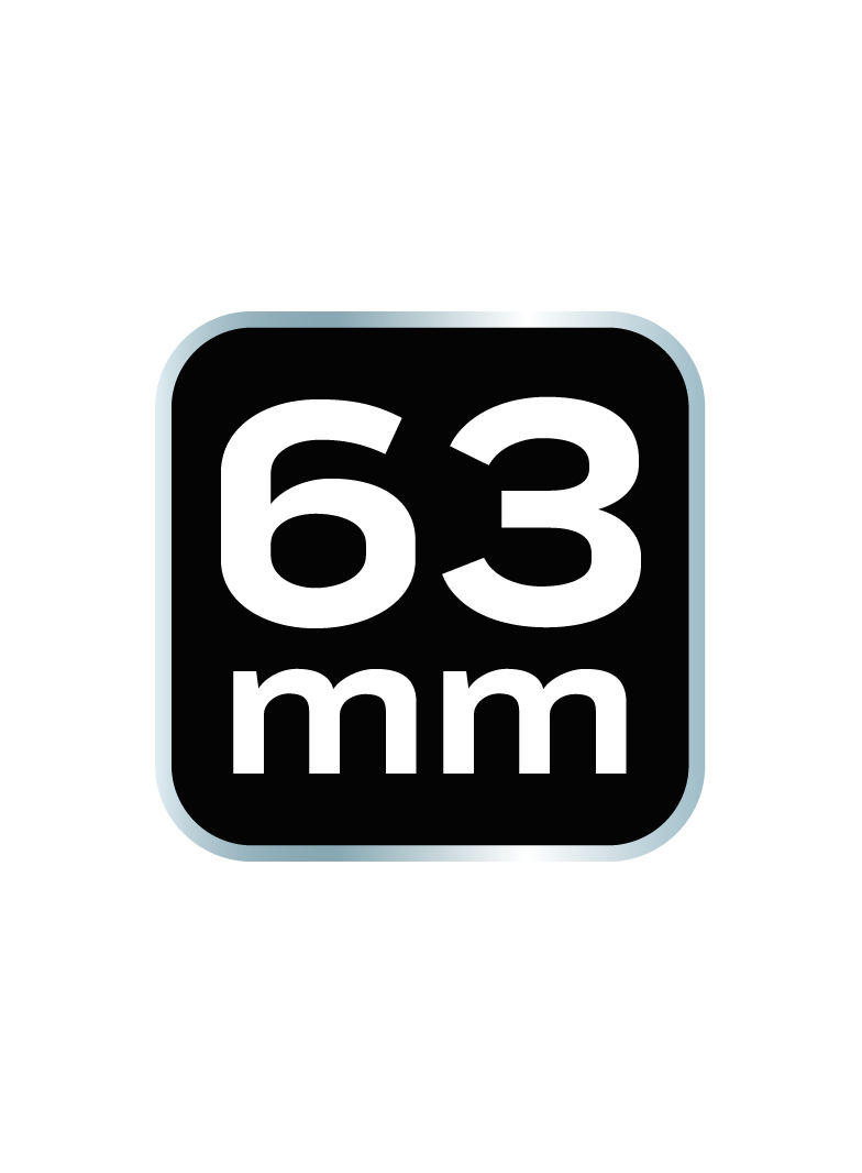 Szpachla malarska 63 mm, stal nierdzewna, dwukomponentowy uchwyt