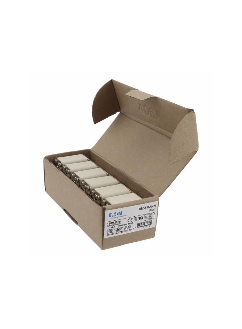 63A 1000V aR DIN 00 TYPE T FUSE Wkładka szybka 63A AC 1000V DIN 00 aR DIN IEC nieizolowane 170M2679