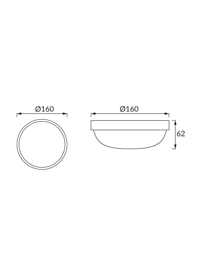 Plafoniera hermetyczna LED MARKUS LED C 12W 4500K 03511 IDEUS