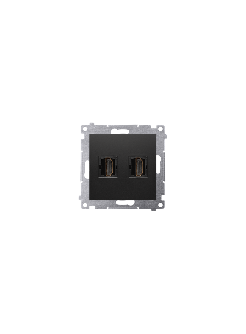 Simon 54 Gniazdo HDMI podwójne czarny DGHDMI2.01/49 KONTAKT