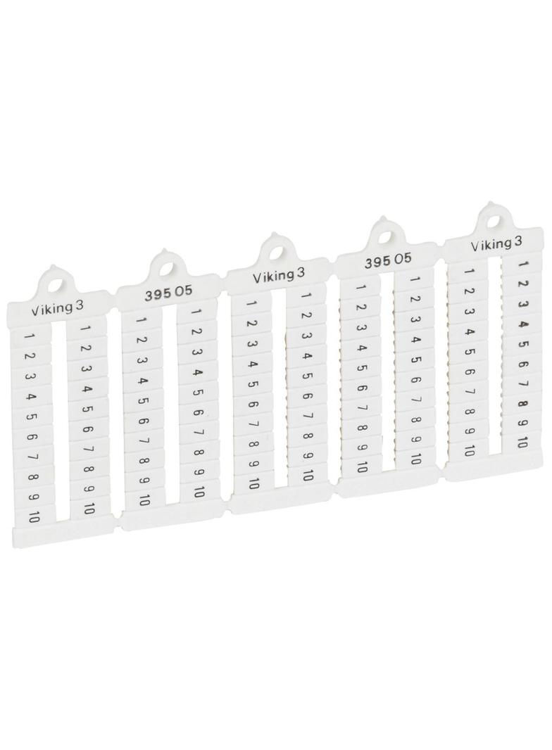 Płytki Oznaczników Szerokość 5Mm Cyfry ,1-10 Poziome /1000Szt./ 039505 LEGRAND