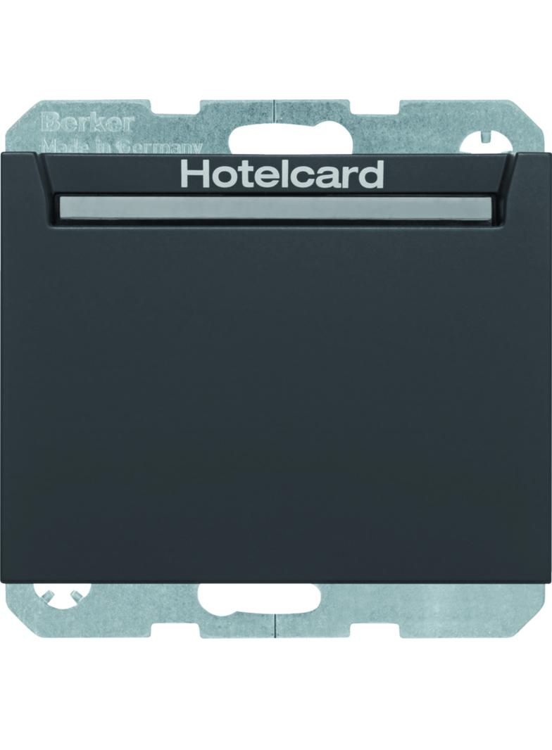 BERKER K.1 Łącznik przekaźnikowy na kartę hotelową antracyt mat 16417116 HAGER