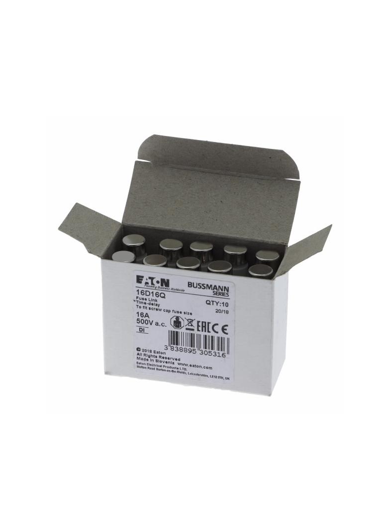 FUSE 16A DI/E16 500VAC DZ Wkładka DI 16A 500VAC DZ E16 16D16Q EATON