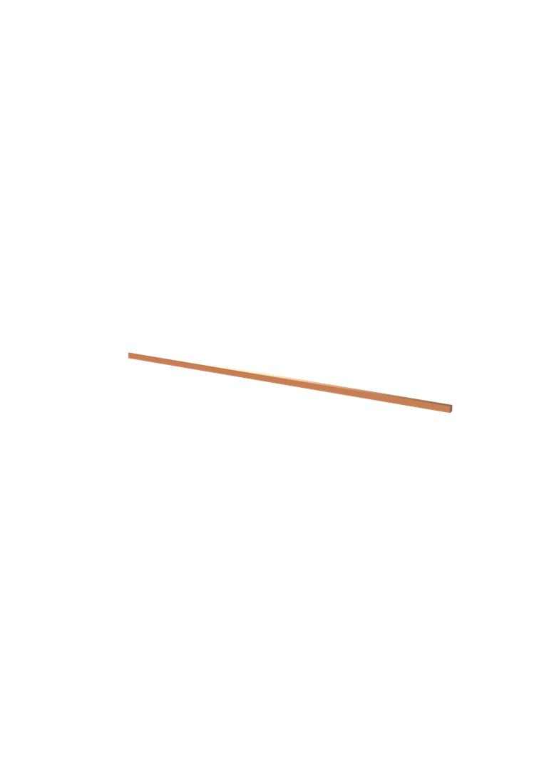 ZX2054 Szyna Cu 12x10mm, L:695mm