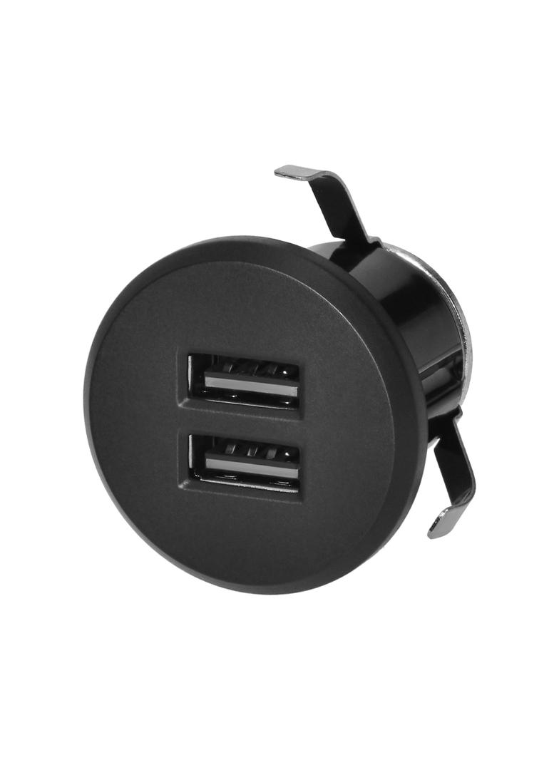 Ładowarka 2xUSB (typ A 3,4A) wpuszczana w blat czarna OR-GM-9019/B ORNO