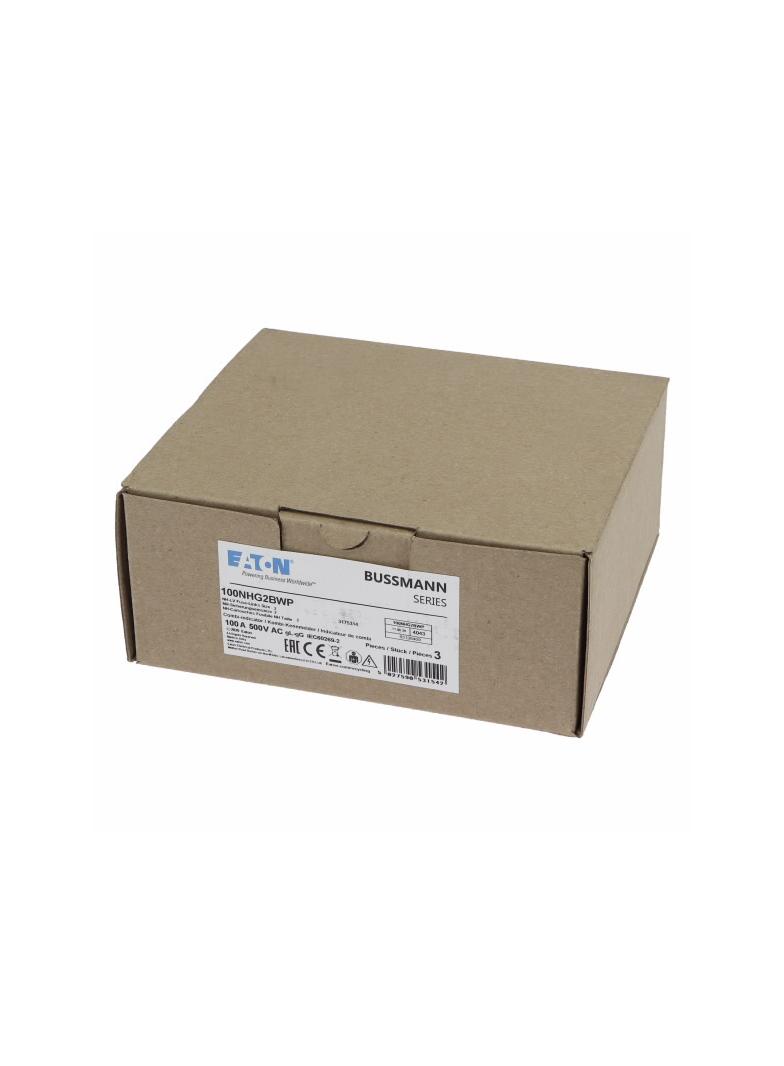 NH 100A 500V gG rozmiar 2 WEATHER RESISTANT NH LV 100A 500V gG rozmiar 2 WR 100NHG2BWP EATON
