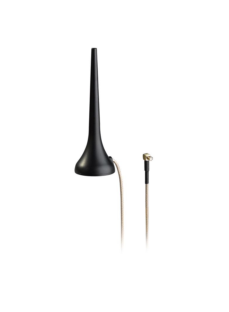 Harmony XB5R Antena zewnętrzna Czarna 2 m kabel 100 m zasięg Złącze MCX ZBRA2 Schneider