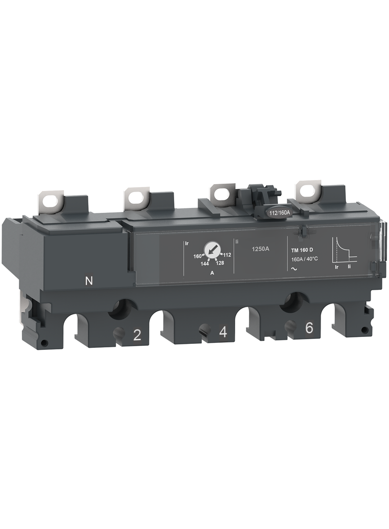 Wyzwalacz termomagnetyczny, ComPacT NSX, TM80D, 4P3D, do NSX100