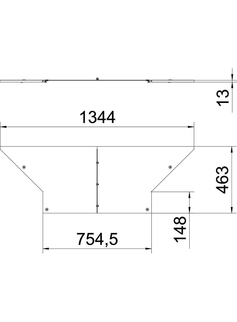 LAAD 750 R3 FT Pokrywa trójnika dostawnego
