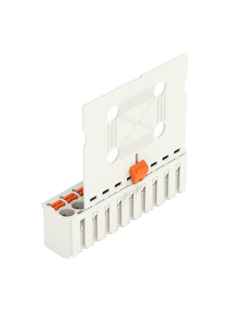 Gniazdo picoMAX raster 5mm 10‑biegunowe z płytką uchwytową i suwakiem 2092‑1110/002‑000 /50szt./ WAGO