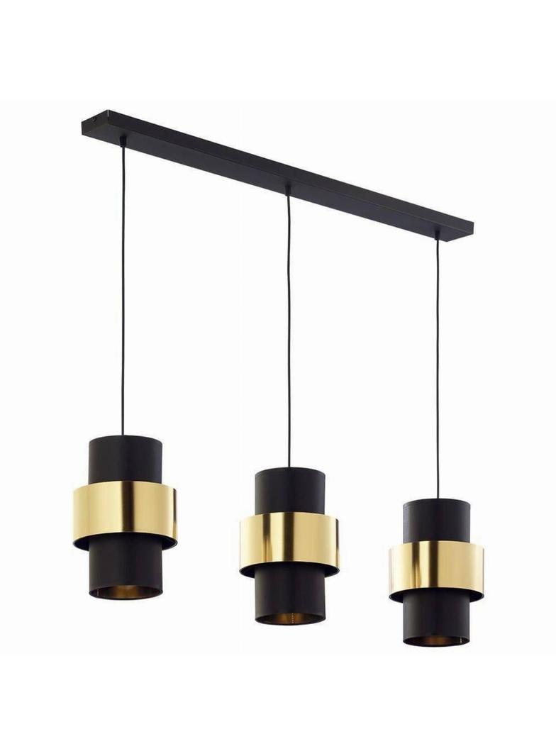 TK-Lighting lampa wisząca Calisto 3xE27 max 60W czarna/złota