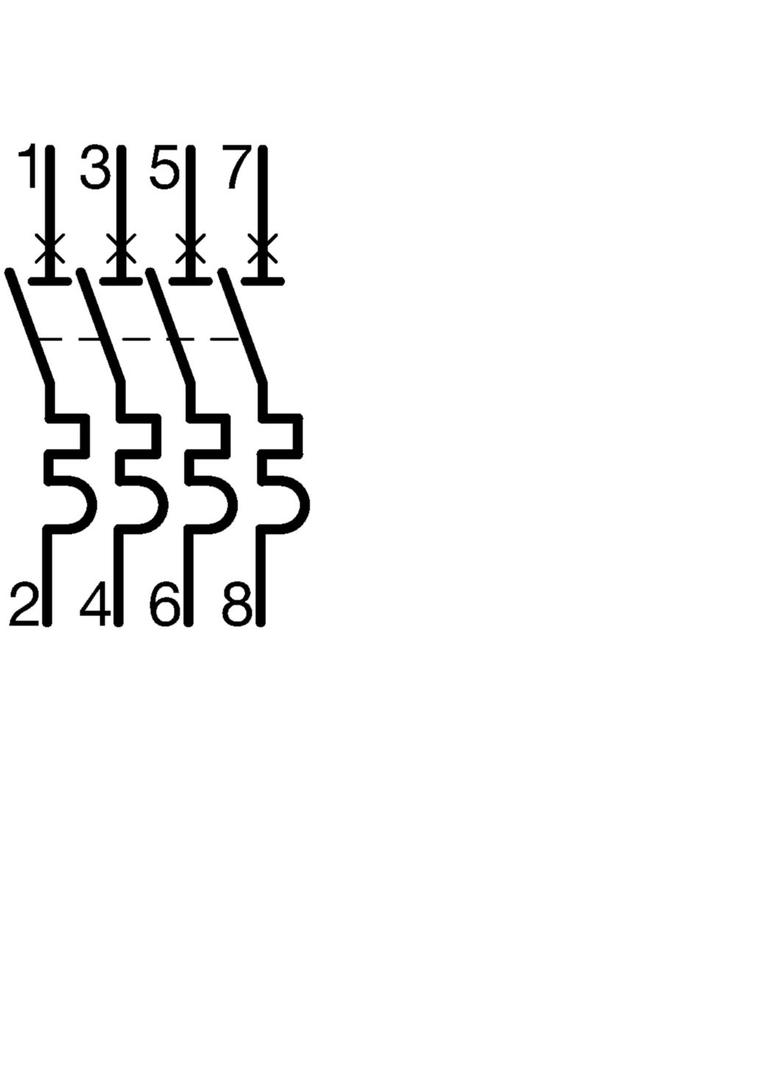 MCB Wyłącznik nadprądowy 50kA 4P C25A HMX425 HAGER