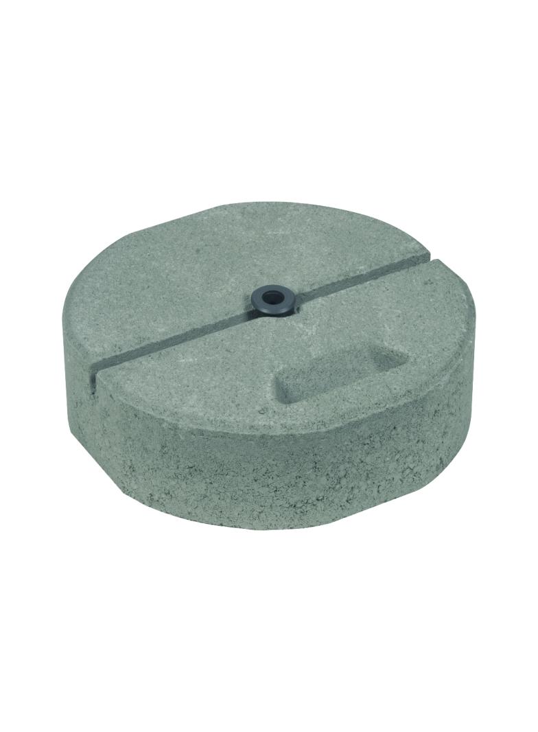 Podstawa betonowa z adapterem gwintu M16, B55 17 kg, fi 337 mm