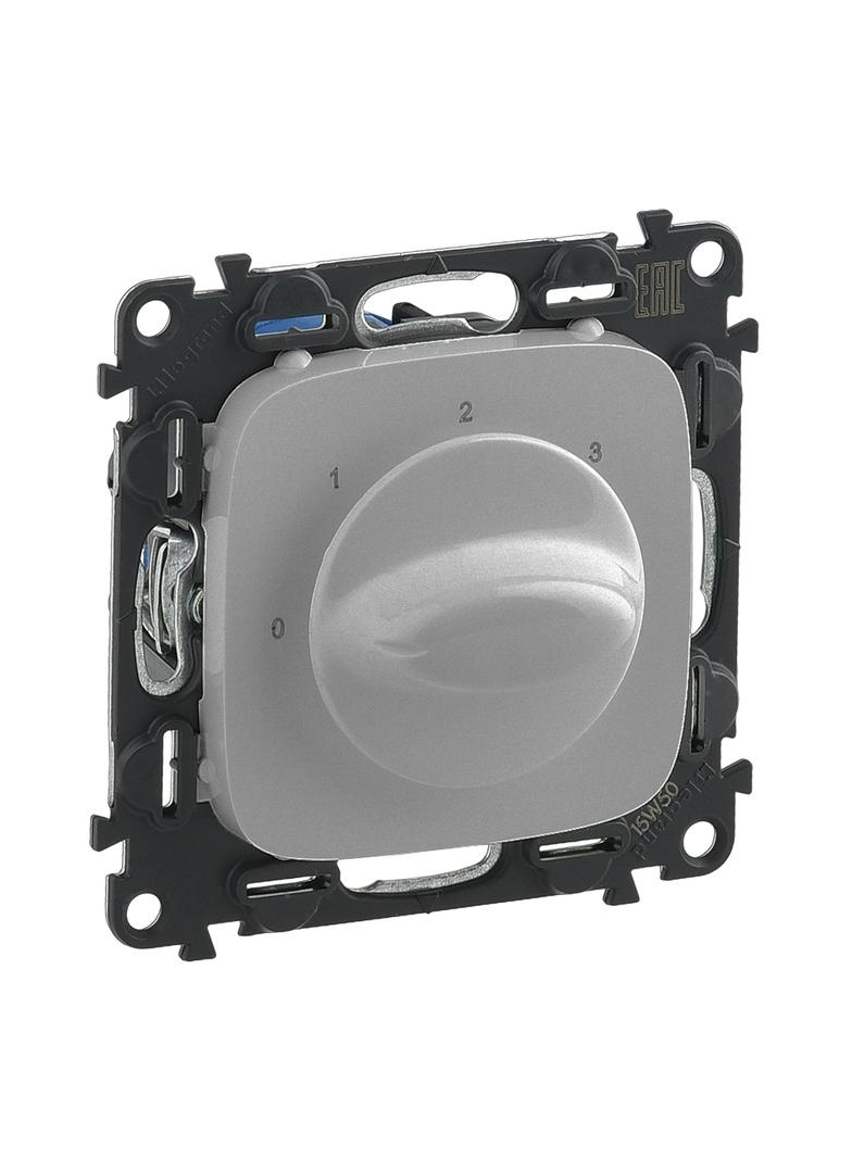 VALENA ALLURE - ŁĄCZNIK WENTYLACJI 4-POŁOŻENIOWY ALUMINIUM, Legrand