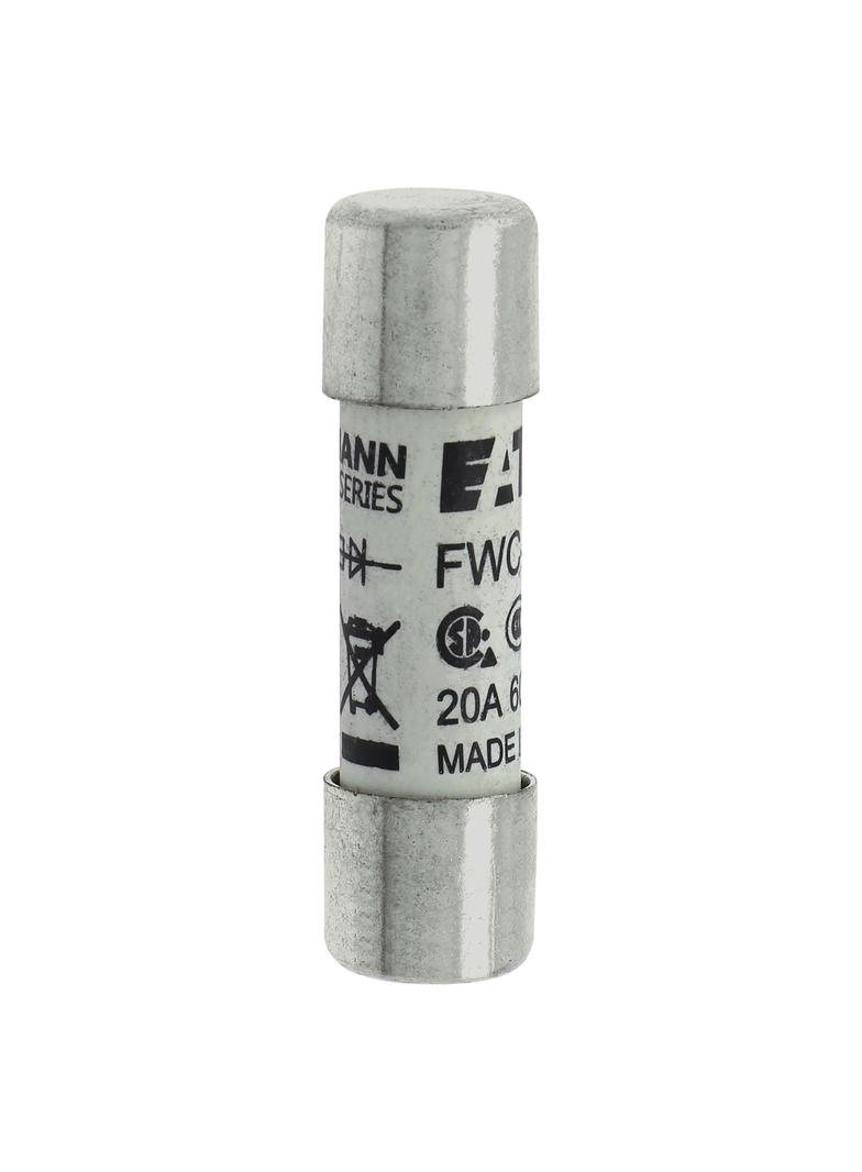 20AMP 600V AC UL FERRULE 10x38MM FUSE Wkładka szybka 20A AC 600V 10x38 mm aR UL FWC-20A10F EATON