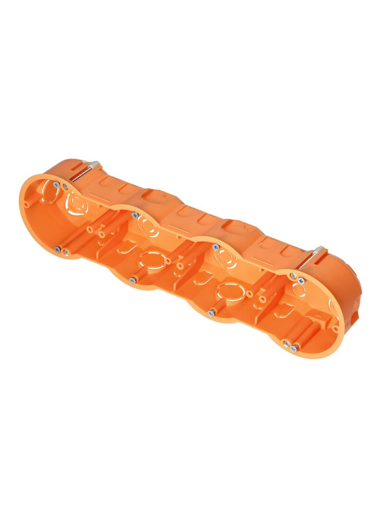Puszka podtynkowa 60 mm płytka czterokrotna do G/K OR-JB-13813/4 ORNO