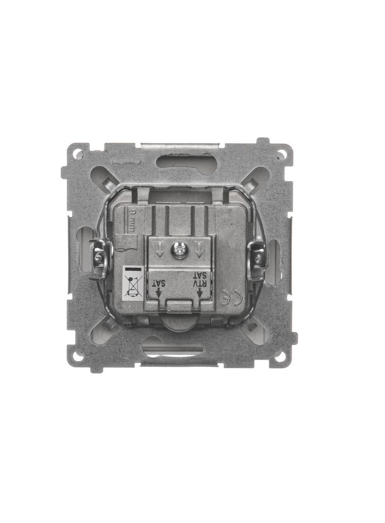 Simon Basic Gniazdo antenowe satelitarne podwójne końcowe SAT-SAT-RTV 2xwejście: SAT: 5–2400 MHz RTV