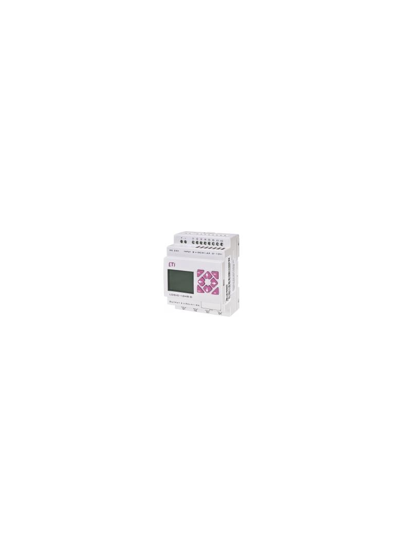 Przek. programowalny 24VDC 8/4 we/wy przek. LOGIC-12HR-D 004780002 ETI