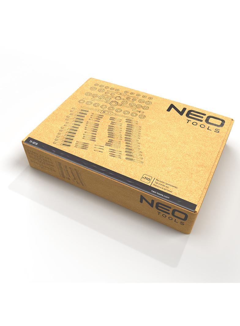 Narzynki i gwintowniki 110 elementów