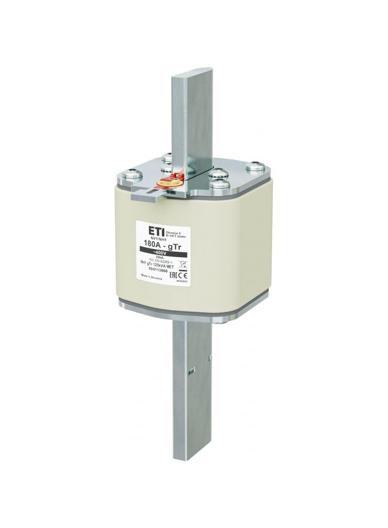 Wkładka topikowa NH pomiarowa gTr NH1 gTr 180A 400V 125kVA MET 004113866 ETI