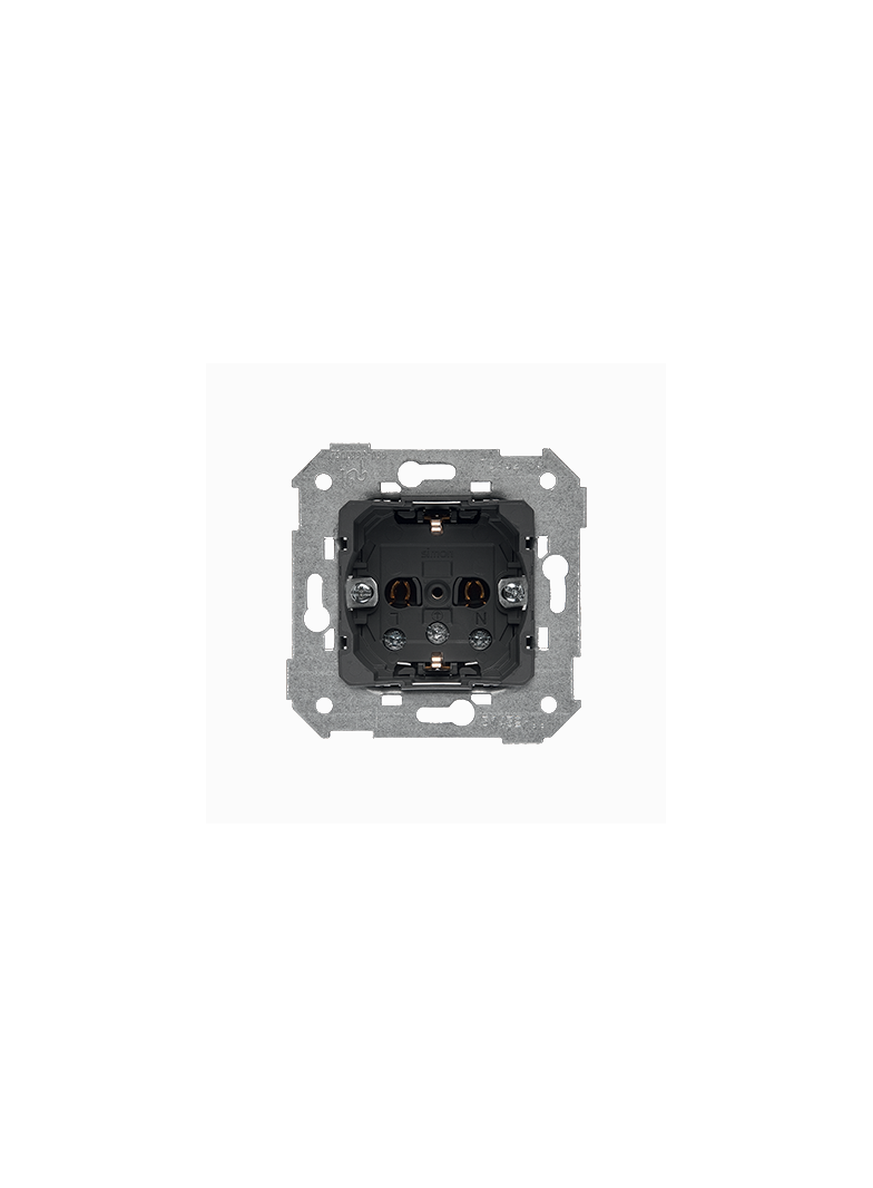 Simon 82 Gniazdo wtyczkowe z uziemieniem typu Schuko (mechanizm) 16A 250V śrubowe 75432-39 KONTAKT